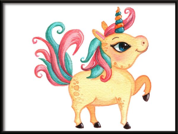 Affiche bébé licorne – Image 2