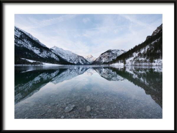 Affiche lac de montagne
