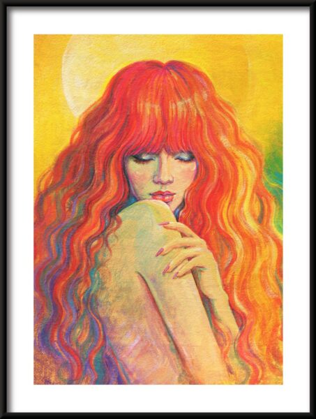 Ange rousse Poster