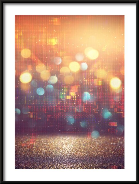 Affiche de particules d'or – Image 3