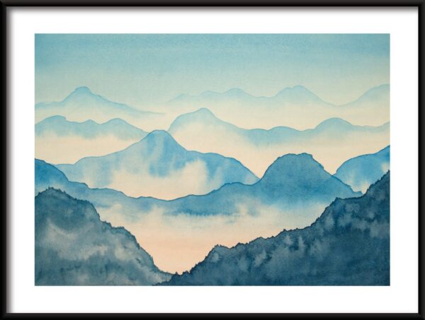 Affiche Monts Brumeux