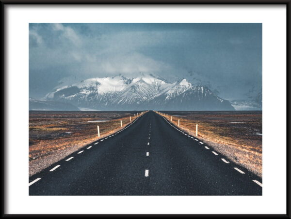 Affiche de voyage islandaise