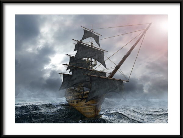 Bateau pirate Poster
