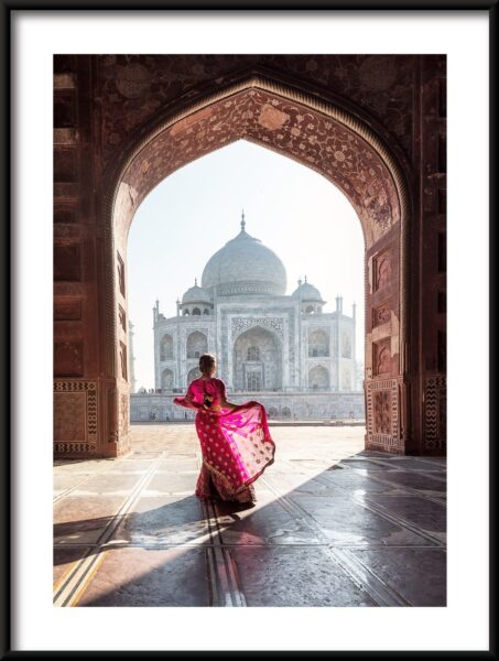 Affiche Sari rose – Image 3
