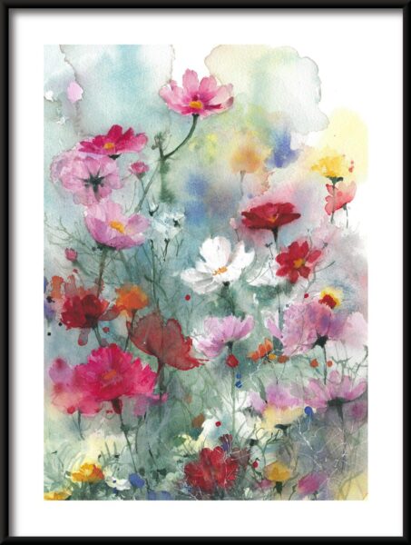 Affiche de fleurs sauvages