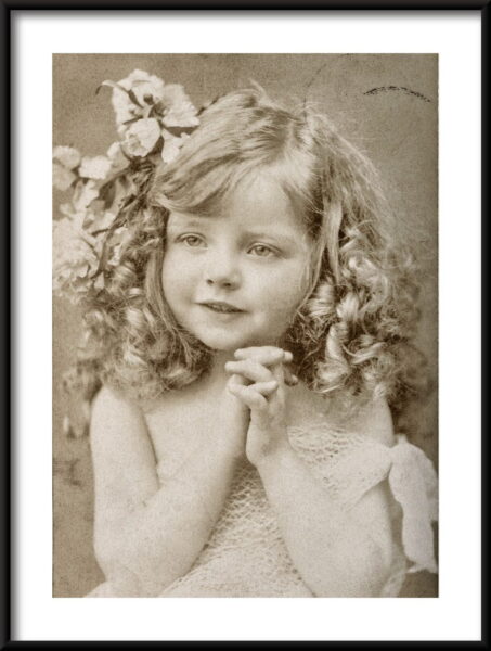 Affiche petite fille
