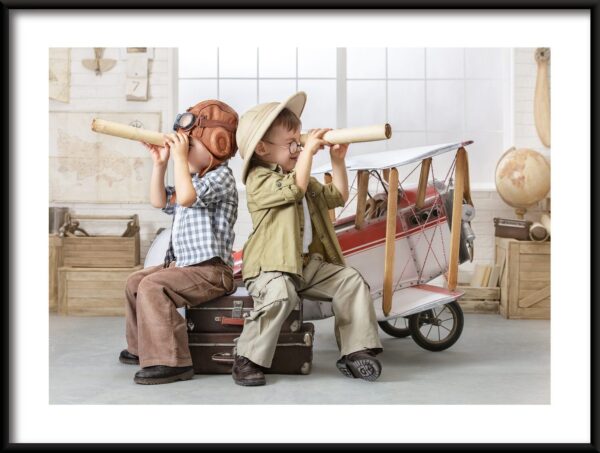 Affiche Petits explorateurs