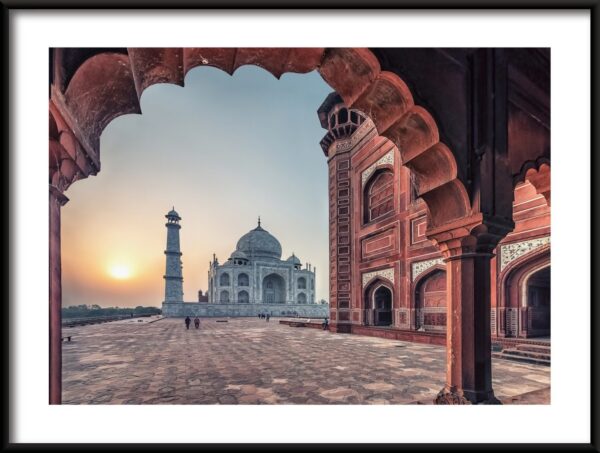 Affiche du Taj Mahal