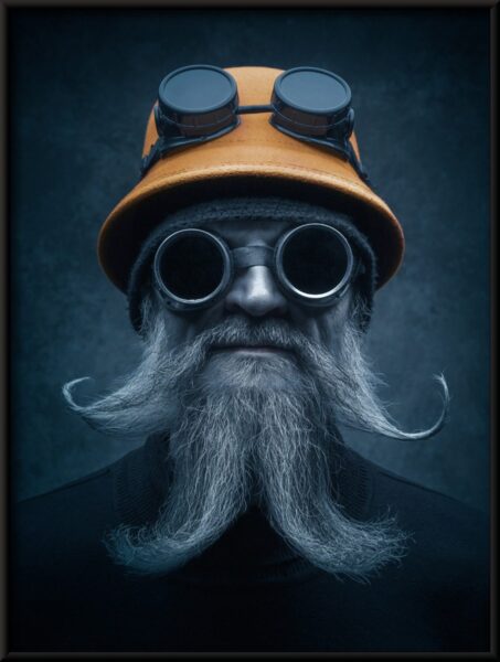 Affiche Homme à lunettes – Image 2