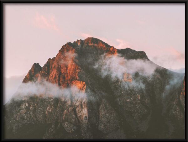 Affiche Montagne Rouge – Image 2
