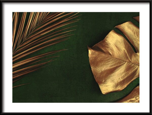 Feuilles d'or Poster