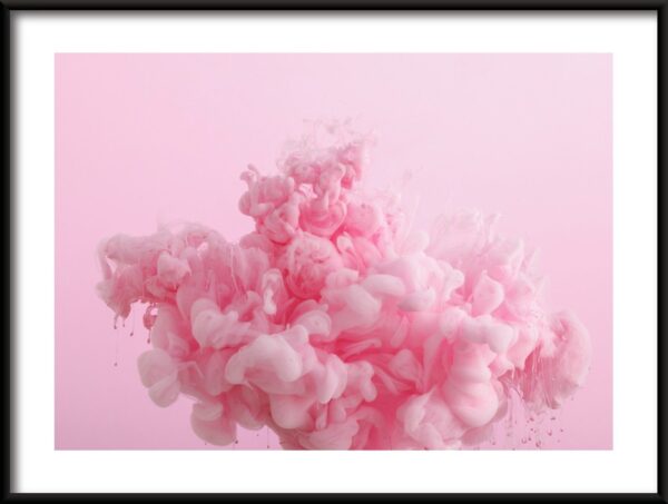 Nuage de framboise Poster