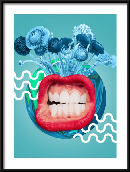 Affiche dents serrées