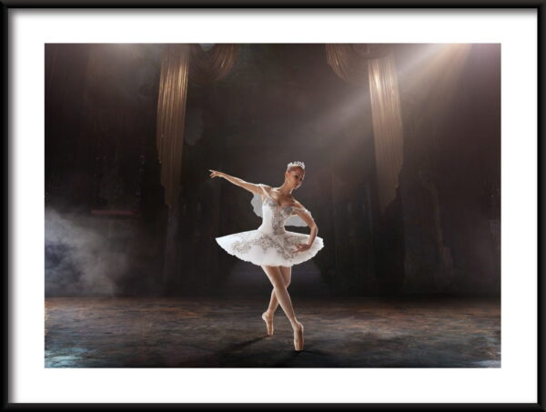 Ballerine en danse Poster