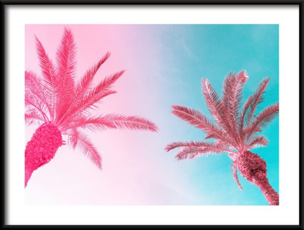 Palmiers d'été Poster