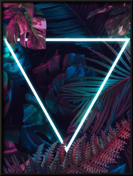 Néon triangulaire Poster – Image 4