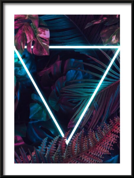 Néon triangulaire Poster – Image 3