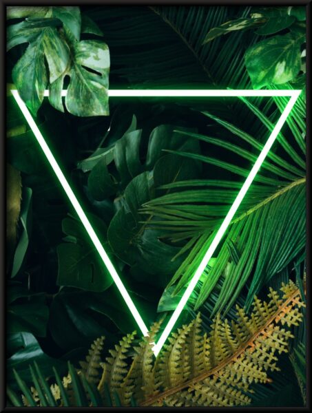 Poster Triangle en vert – Image 4