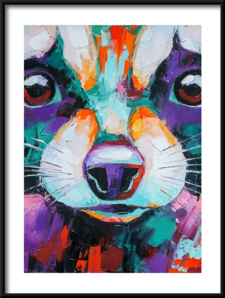 Chien coloré Poster – Image 3