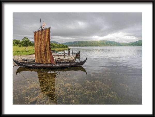 Affiche bateau viking