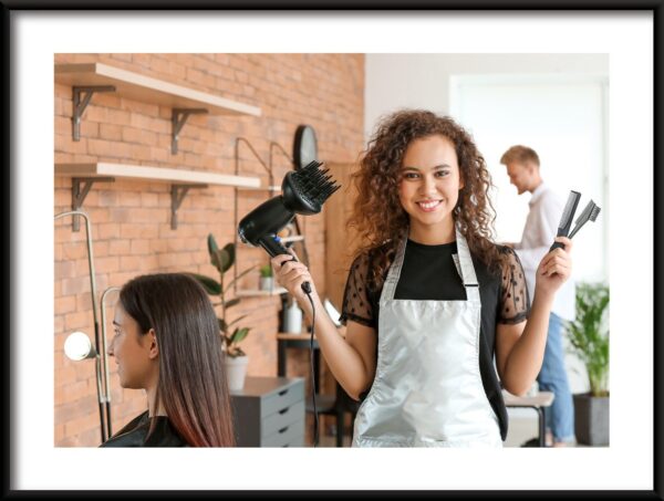 Affiche Chez Le Coiffeur