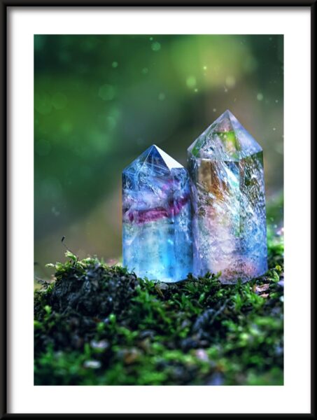 Affiche Cristaux dans la verdure – Image 3