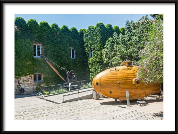 Sous-marin jaune Poster
