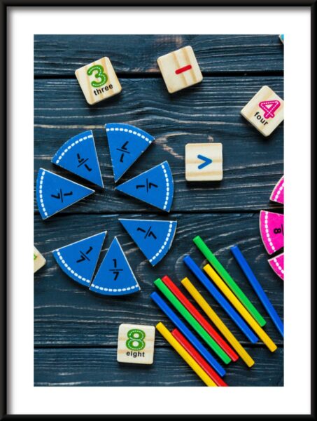 Fractions colorées Poster – Image 3