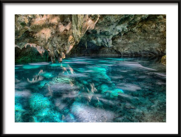 Affiche lac souterrain