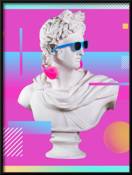 Affiche Buste à lunettes – Image 2