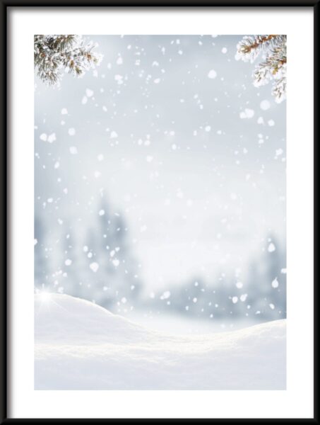 Affiche de paysage d'hiver – Image 3