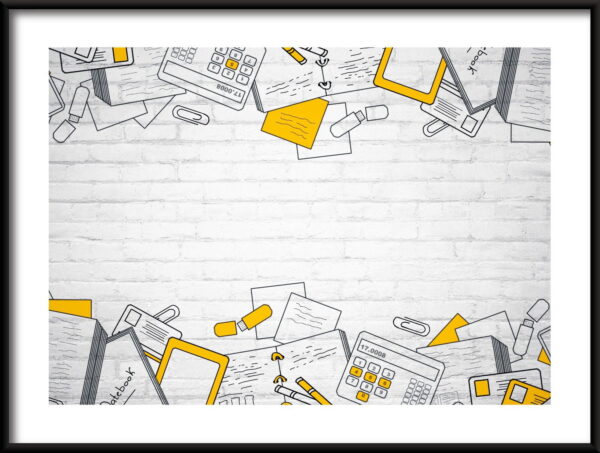 L'affiche au bureau
