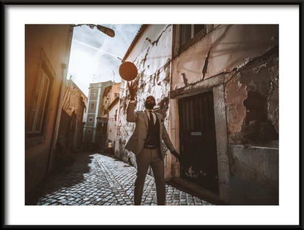 Affiche de basket-ball de rue