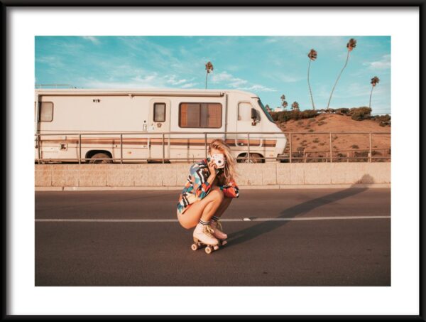 Photographe de vacances Poster