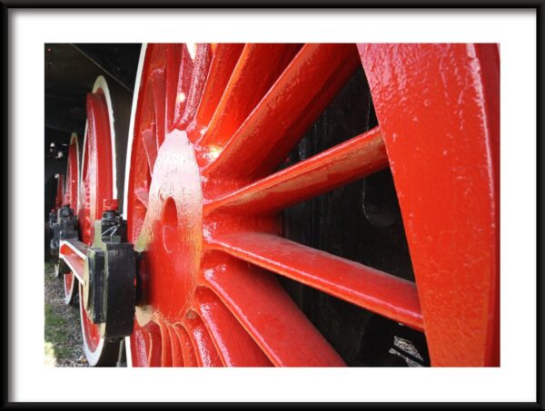 Cercles rouges Poster