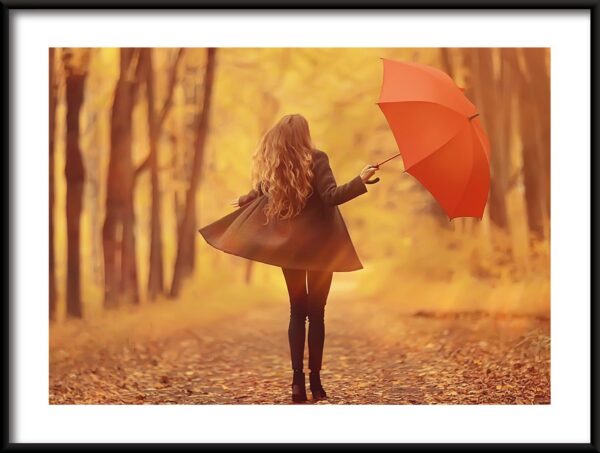 Fille d'automne Poster