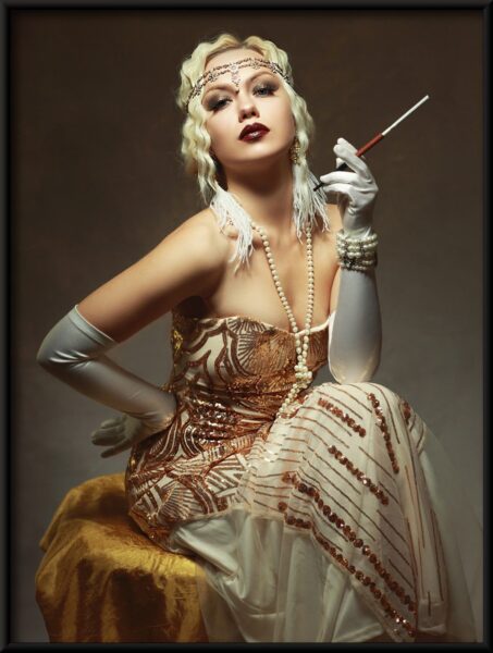 Affiche fille blonde rétro – Image 2