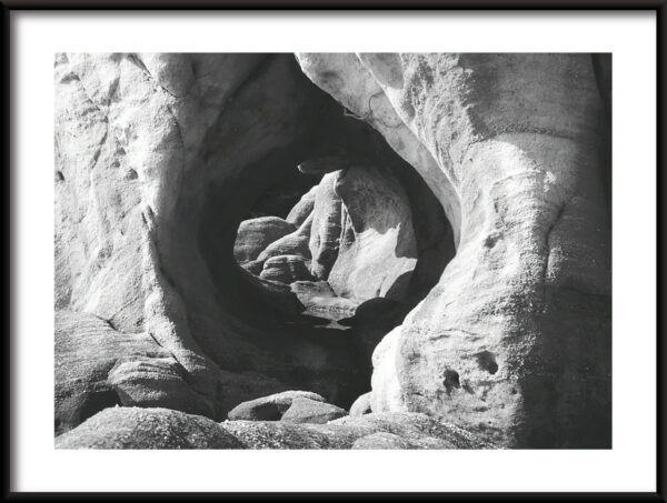 Affiche tunnel noir
