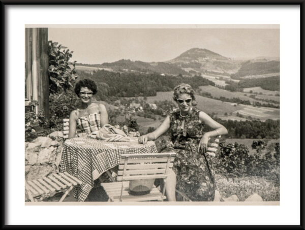 Ancienne affiche de vacances