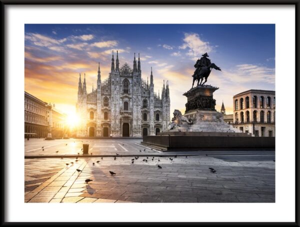 Affiche Le soleil à Milan
