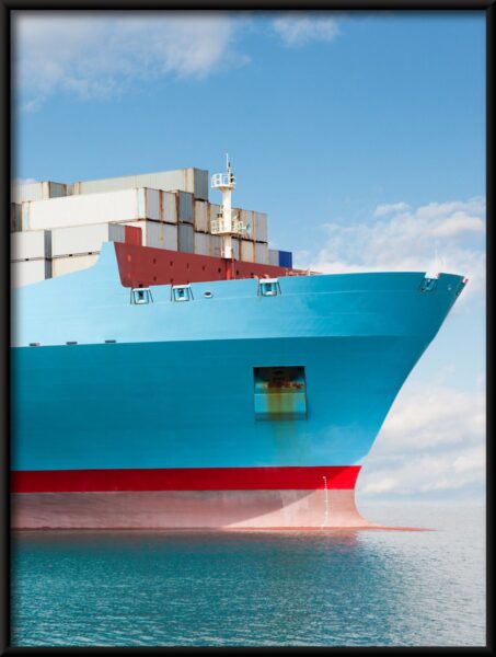 Navire de transport bleu Poster – Image 4