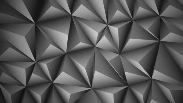 Peinture murale Triangles noirs