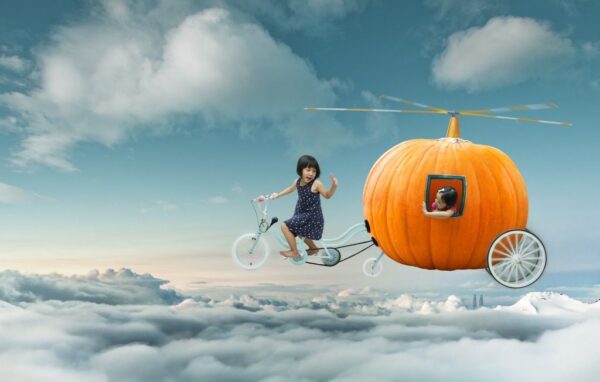 Peinture murale Sky Carriage
