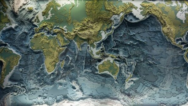 Peinture murale Modèle du monde