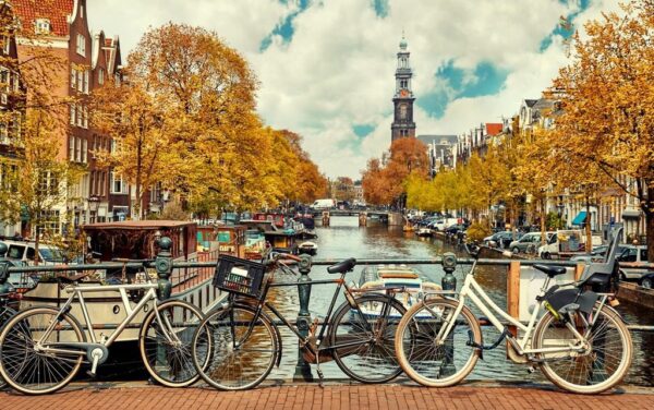 Poster XXL Vélos à Amsterdam