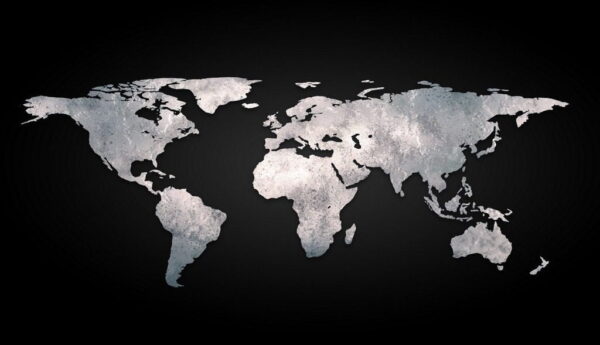 Poster XXL Continents Blancs