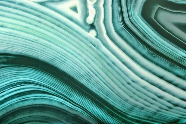 Peinture murale Cristal vert