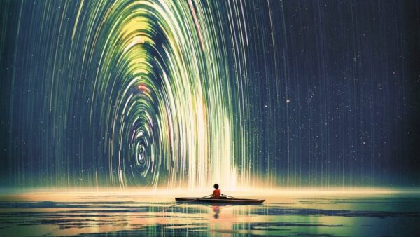 Poster XXL Le Fleuve de Lumière
