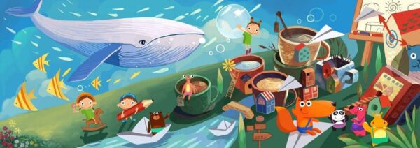 Peinture murale Animaux mignons