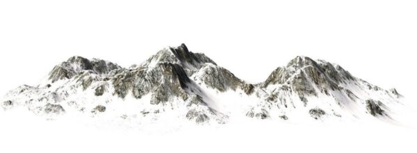 Peinture murale Pics de montagne